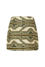 Mini falda moren verde oliva
