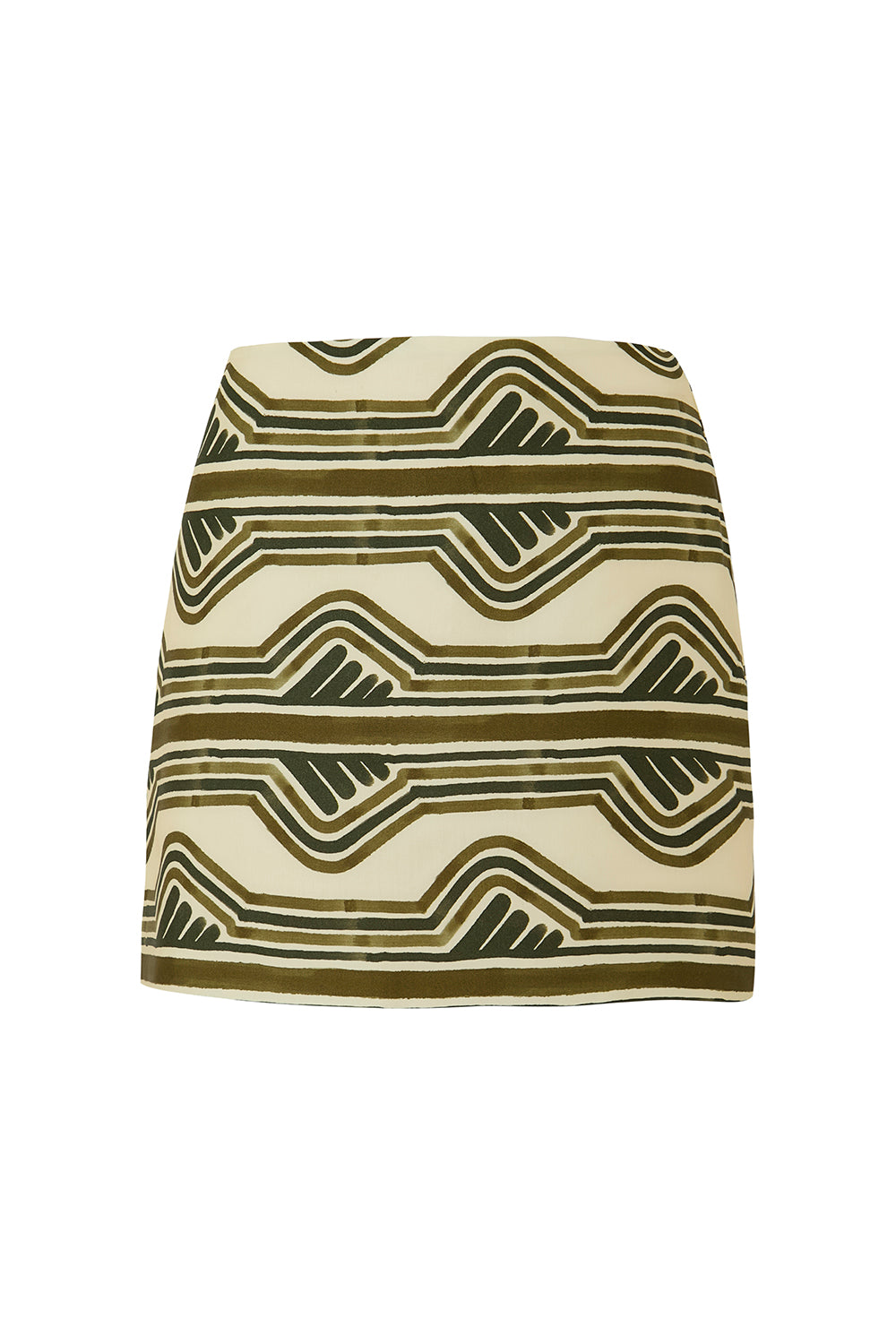 Mini falda moren verde oliva