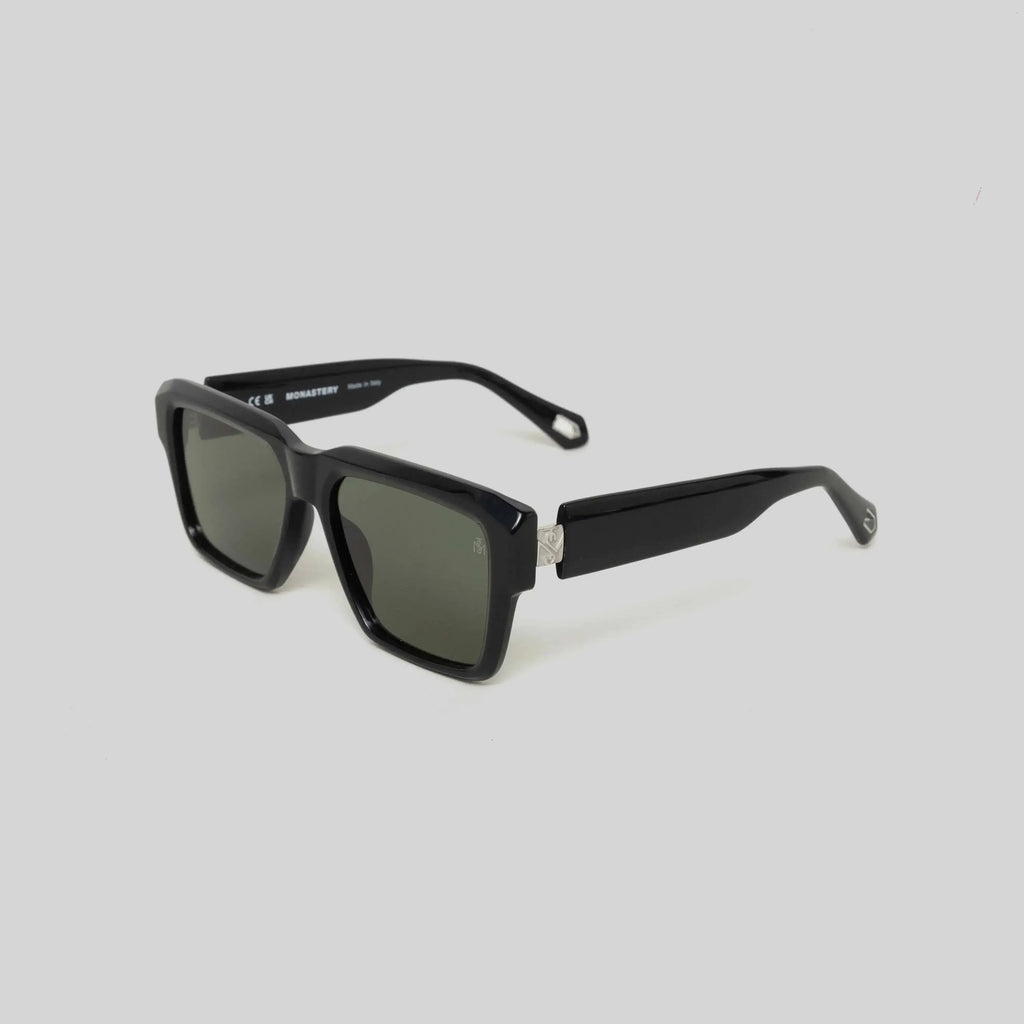 IREN SUNGLASSES SHINY SILVER GRADIENT GREY - Monastery