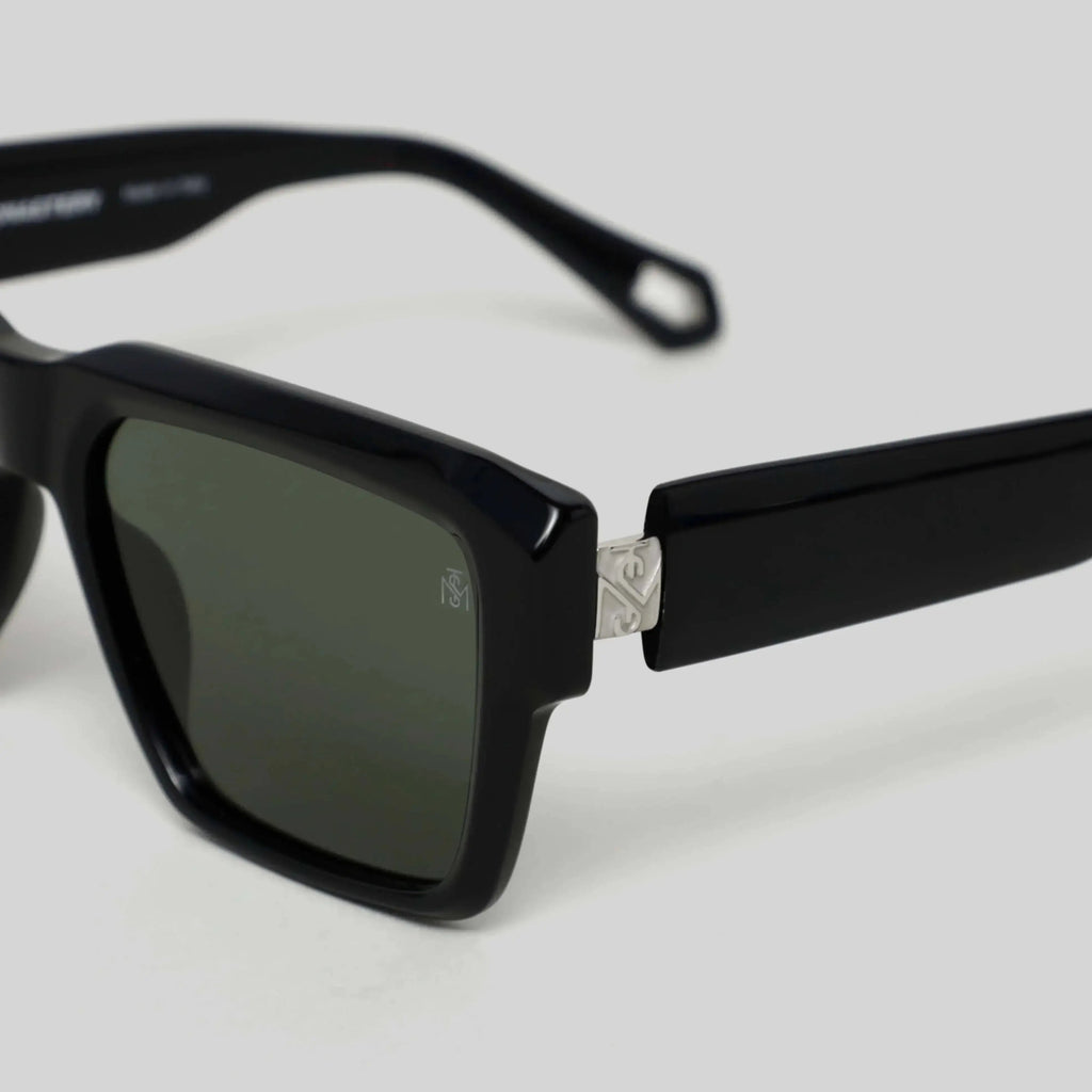 IREN SUNGLASSES SHINY SILVER GRADIENT GREY - Monastery