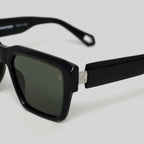 IREN SUNGLASSES SHINY SILVER GRADIENT GREY - Monastery