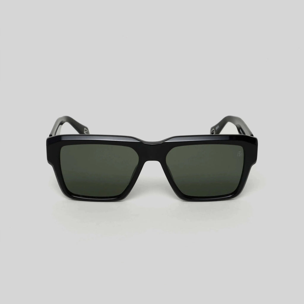 IREN SUNGLASSES SHINY SILVER GRADIENT GREY - Monastery