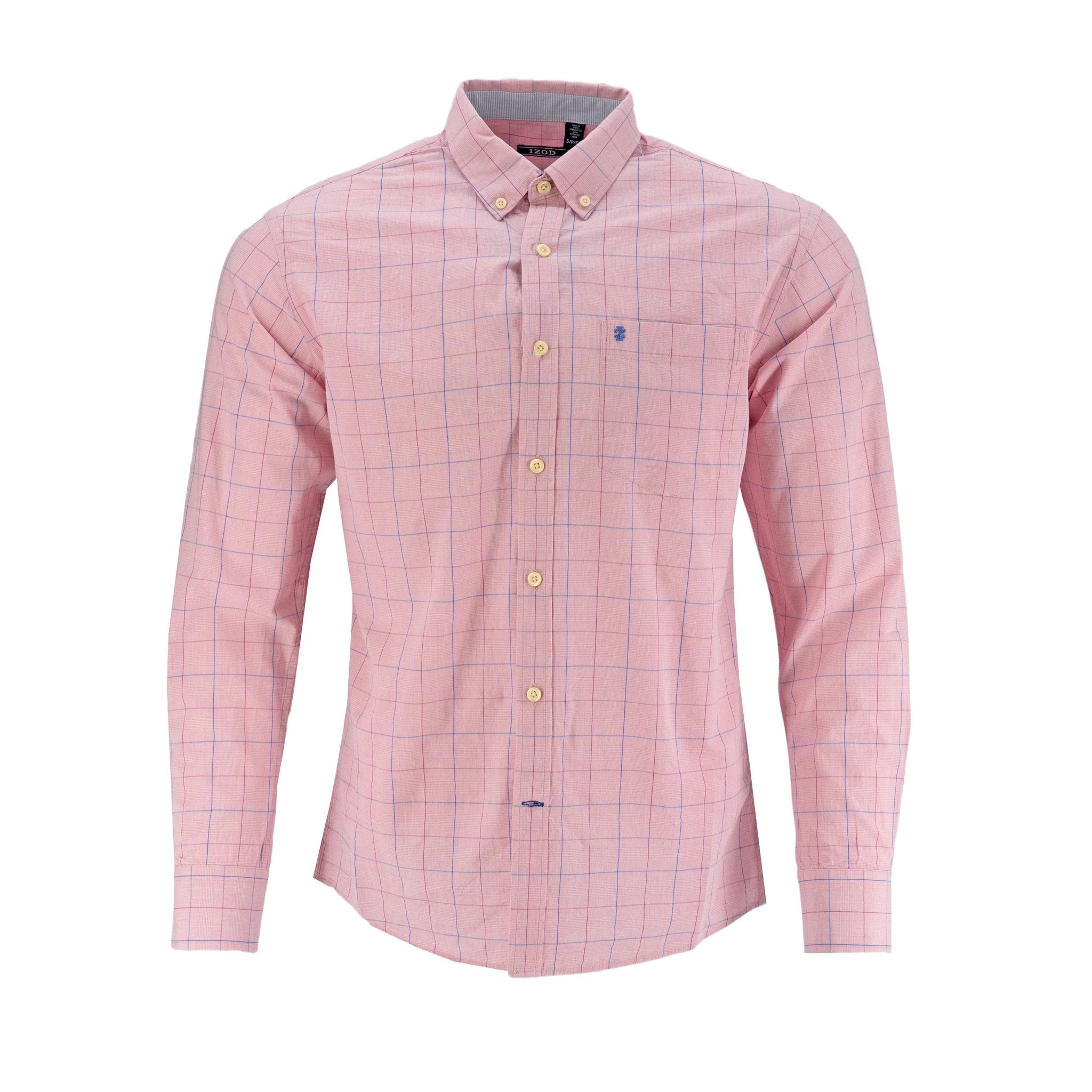 Camisa Izod Mangas Largas Cuadros Para Caballeros by Izod