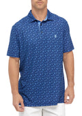 Poloshirt Izod Mangas Cortas Floral para Caballeros