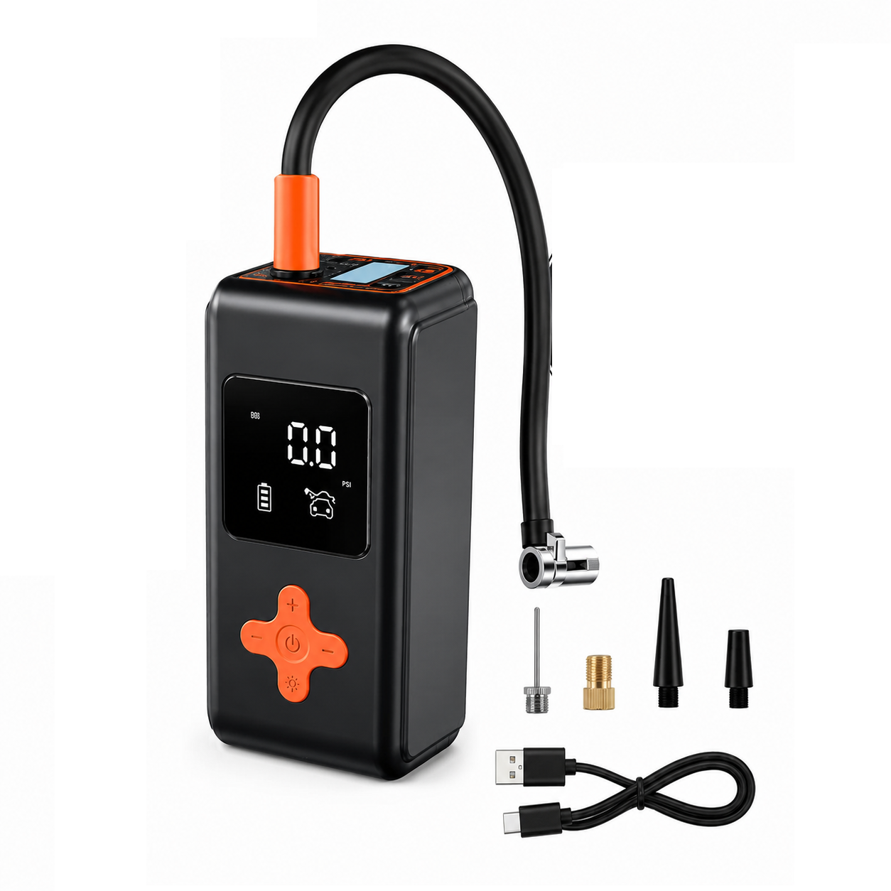 Inflador De Neumáticos, Compresor De Aire Portátil 150PSI y 30L