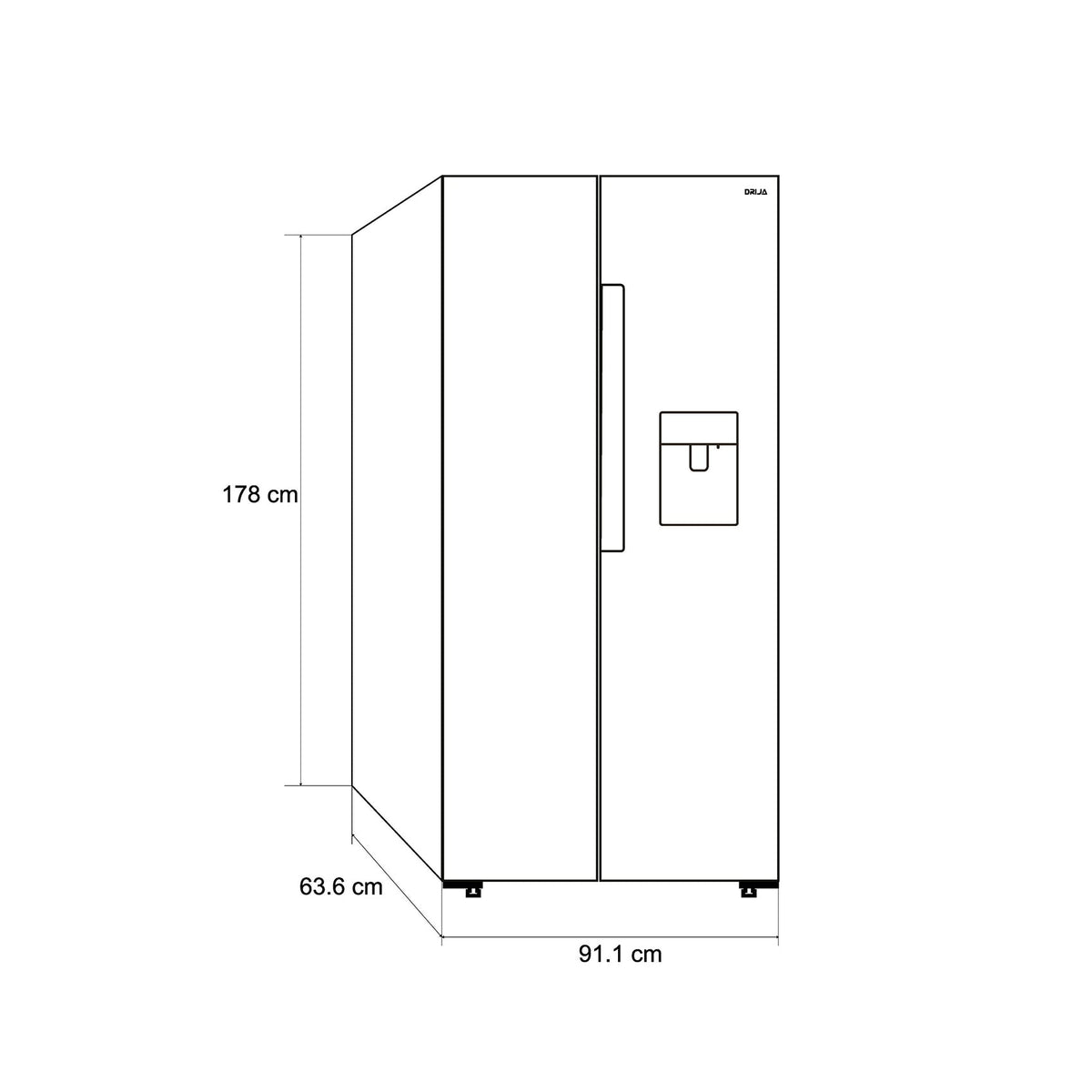 Nevera DRIJA INOX 18