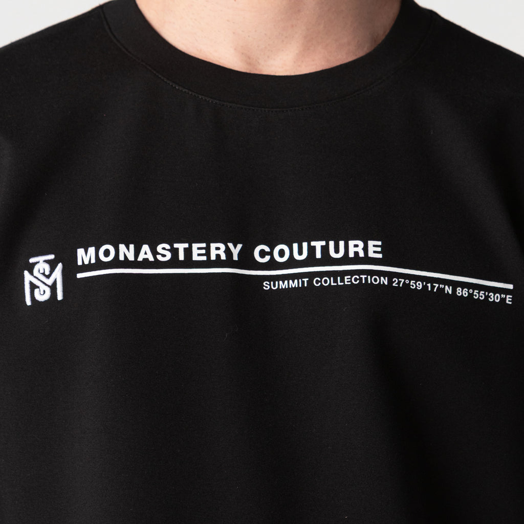 T-shirt men, color/material negro, marca Monastery – vista 4