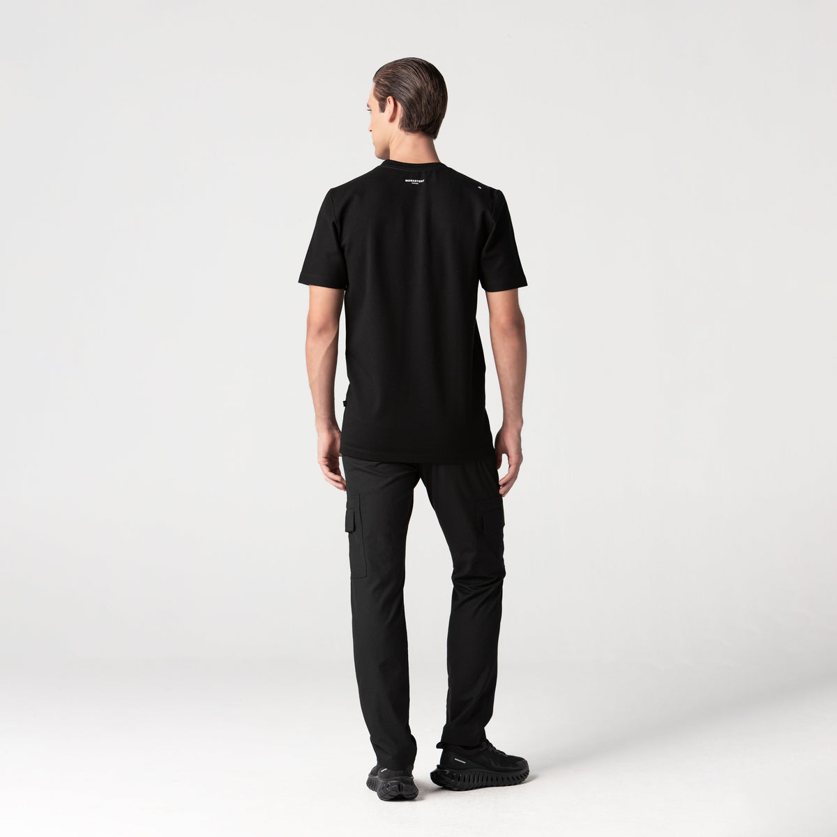 T-shirt men, color/material negro, marca Monastery – vista 5