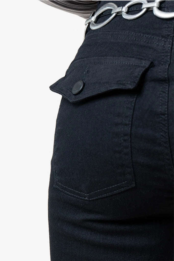 JEANS FLARE MIDE RISE G-M 8320.