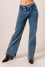 JEANS MIDI RISE CONFORT G-M 8302.