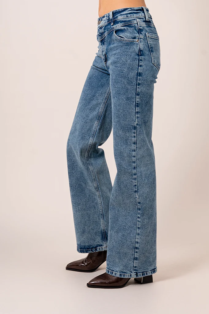 JEANS MIDI RISE CONFORT G-M 8302.