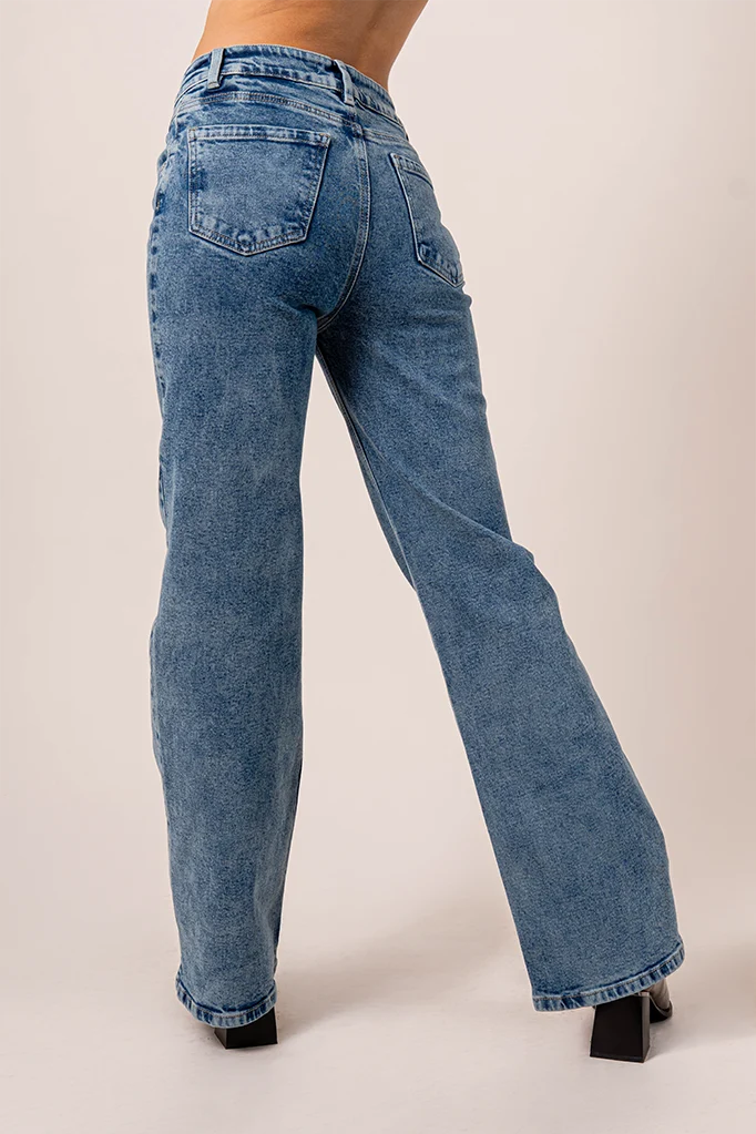 JEANS MIDI RISE CONFORT G-M 8302.