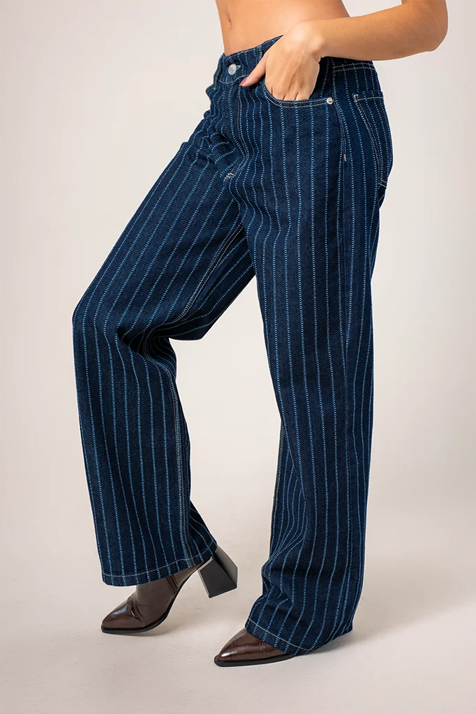 JEANS STRAIGHT RAYAS B-F 8579.