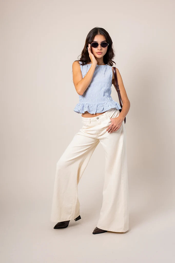 JEANS WIDE LEG T-M 7434 ONE - Kliquea