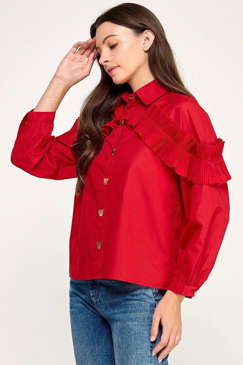 Blusa Pastel Desing Mangas Largas Lisa Para Damas by Pastel Desing