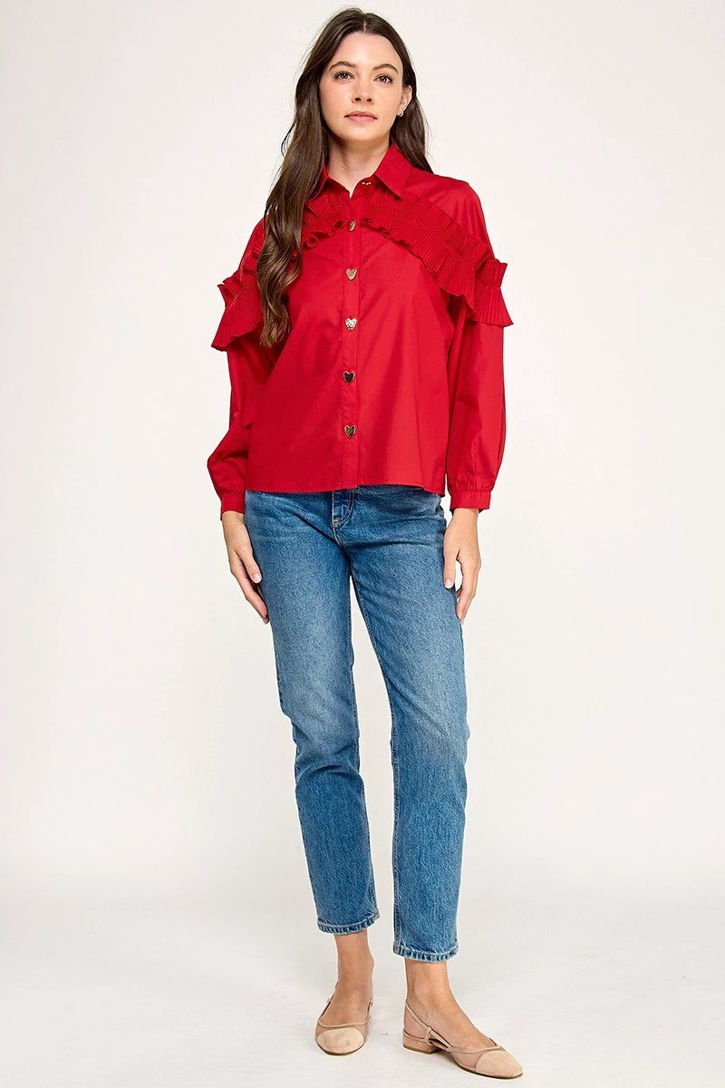 Blusa Pastel Desing Mangas Largas Lisa Para Damas by Pastel Desing
