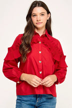 Blusa Pastel Desing Mangas Largas Lisa Para Damas by Pastel Desing
