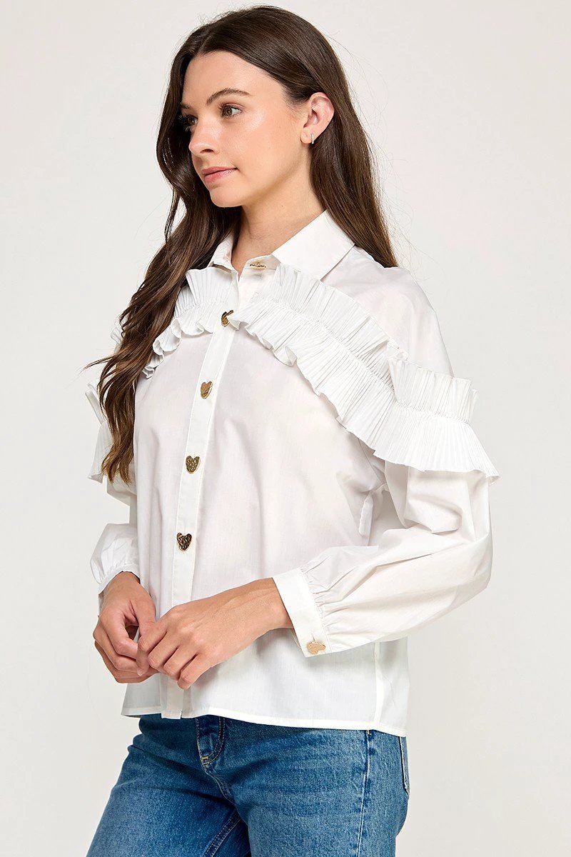 Blusa Pastel Desing Mangas Largas Lisa Para Damas by Pastel Desing