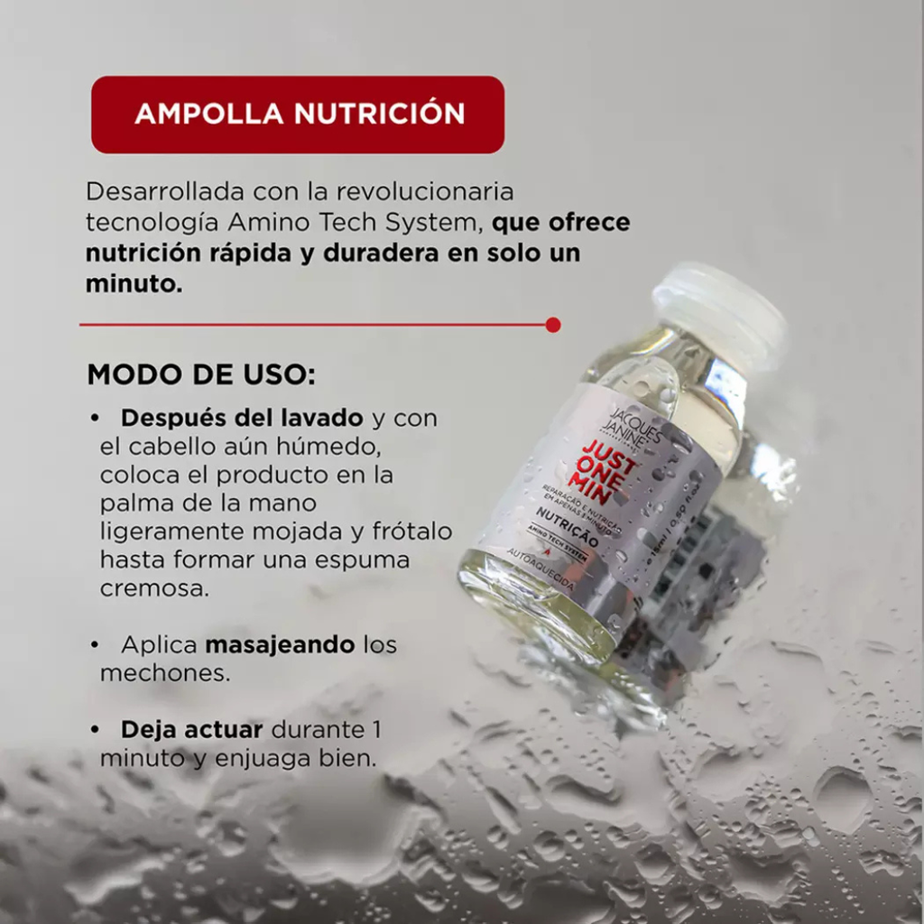 JJ JUST ONE MIN AMPOLLA NUTRICION 15 ML