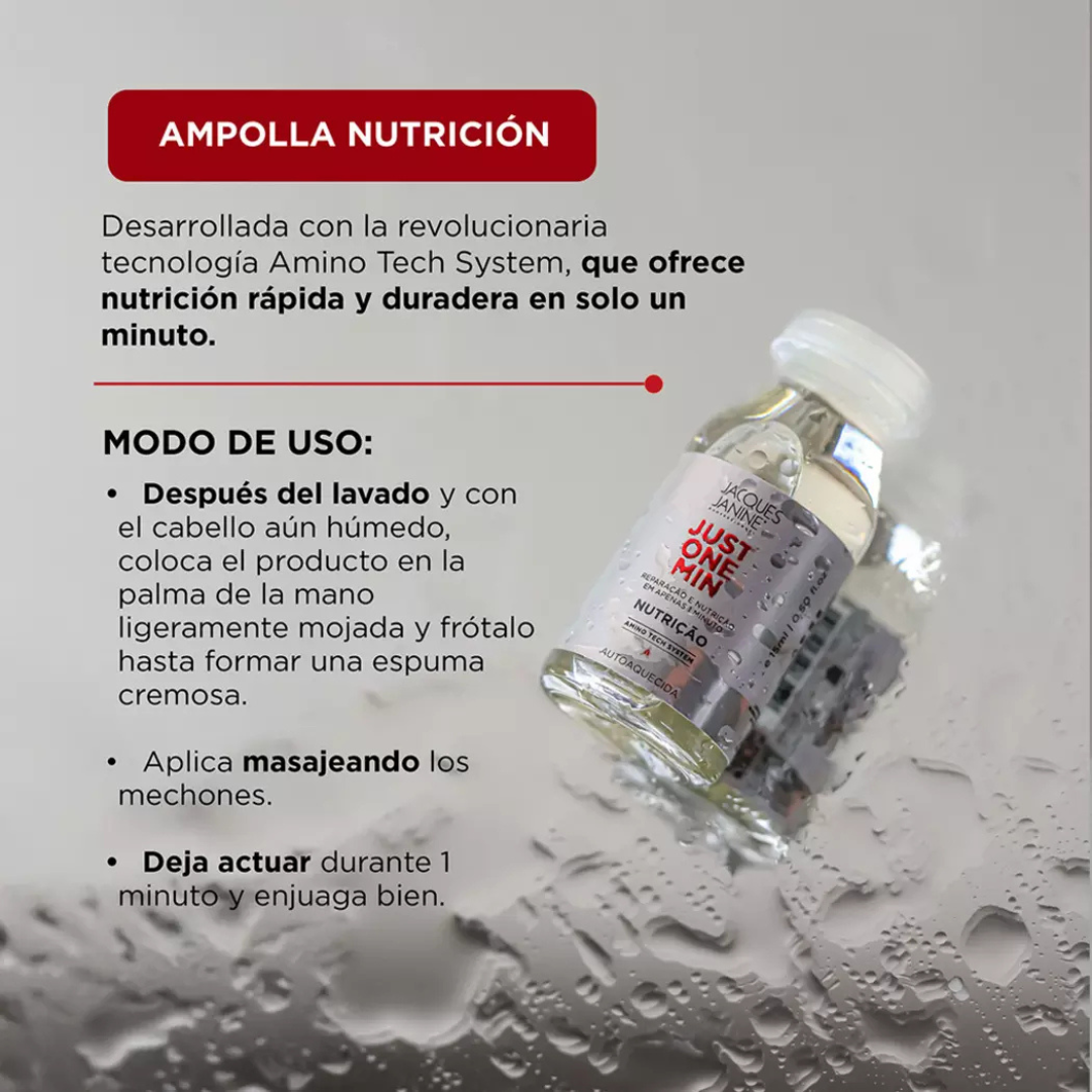 JJ JUST ONE MIN AMPOLLA NUTRICION 15 ML