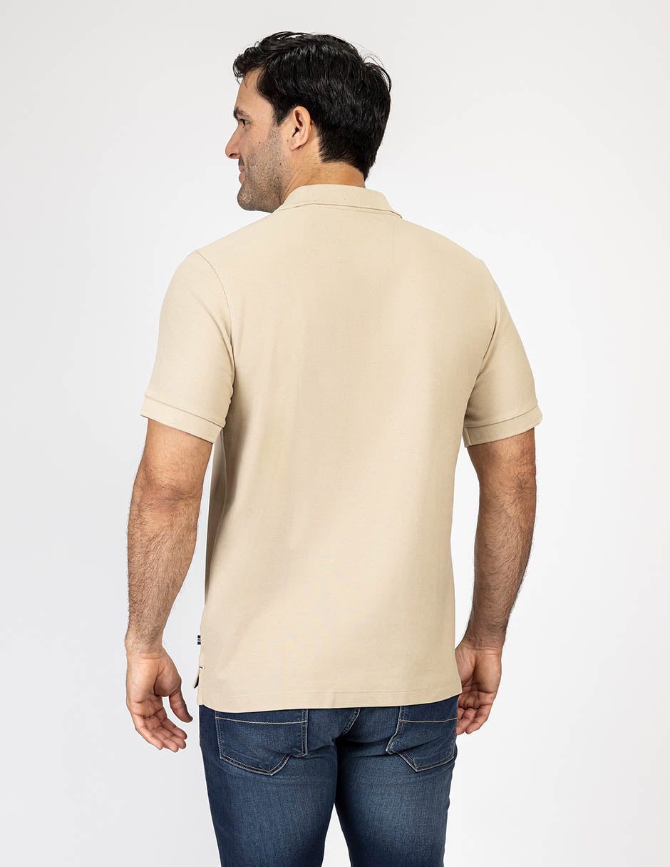 Poloshirt Nautica Mangas Cortas Liso para Caballeros