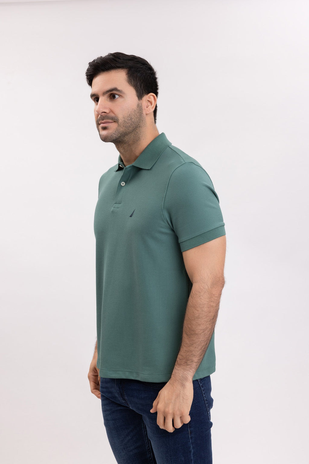 Poloshirt Nautica Mangas Cortas Liso para Caballeros