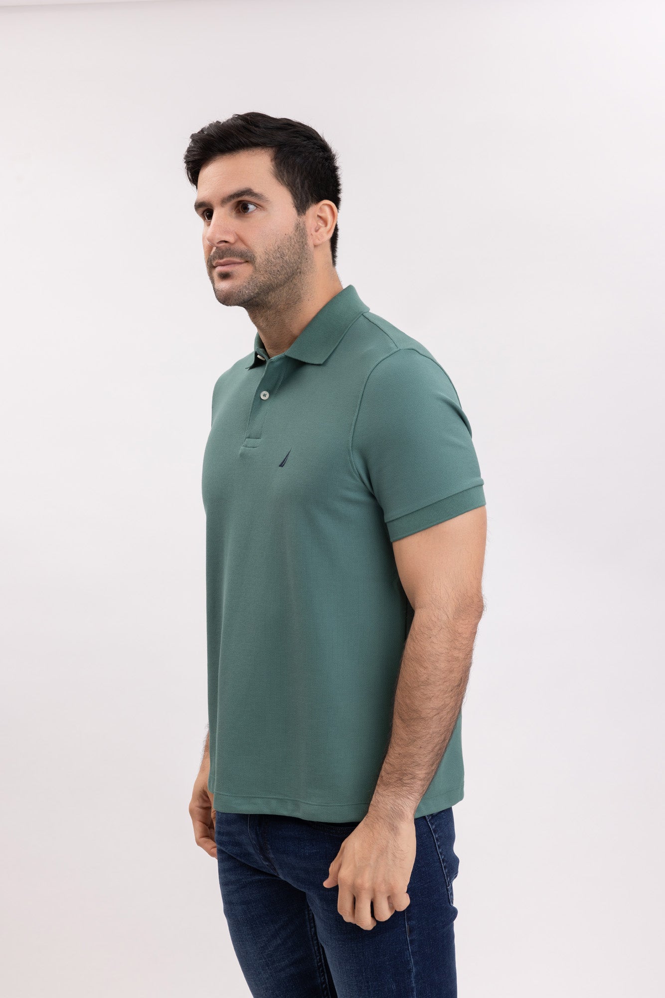Poloshirt Nautica Mangas Cortas Liso para Caballeros