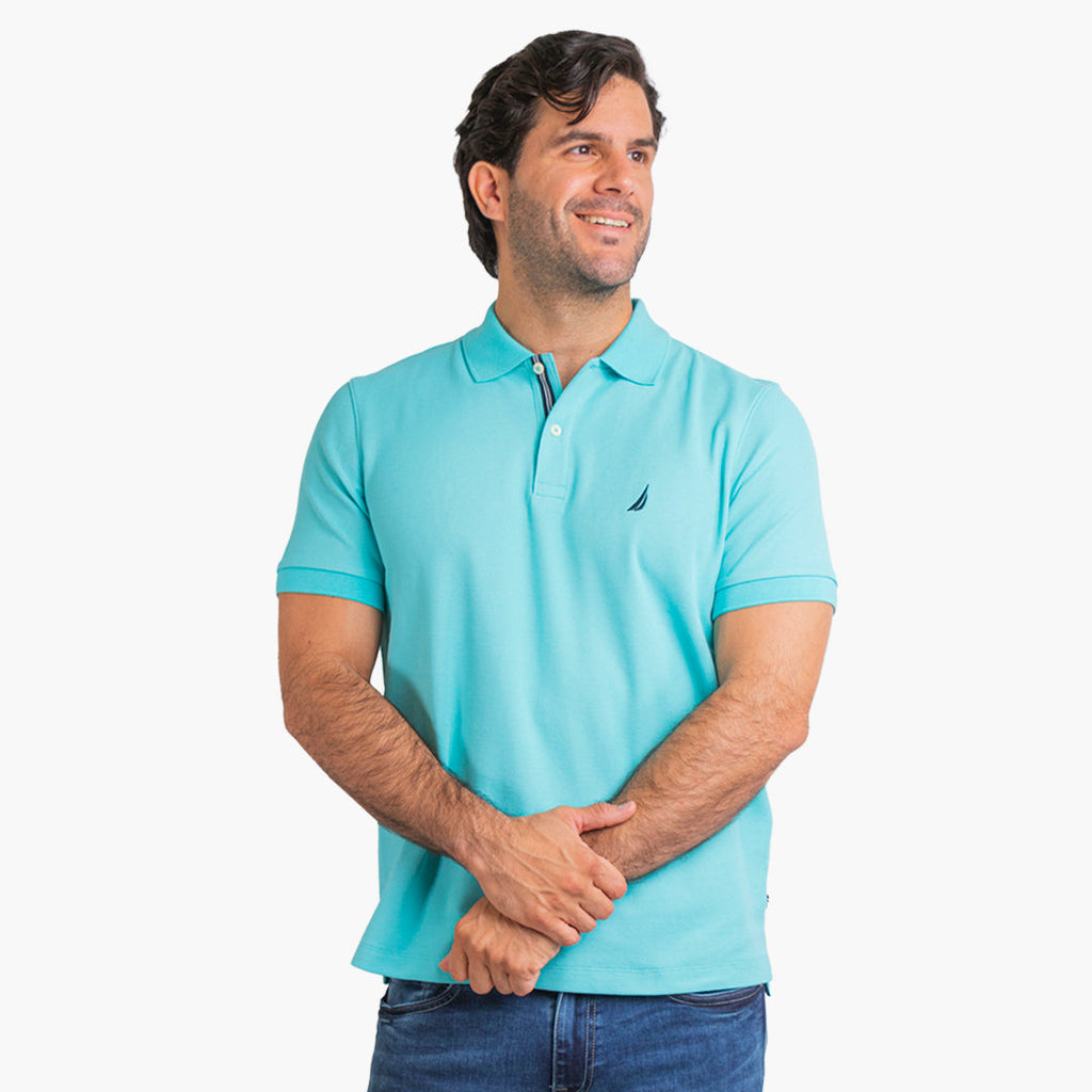 Poloshirt Nautica Mangas Cortas Liso para Caballeros