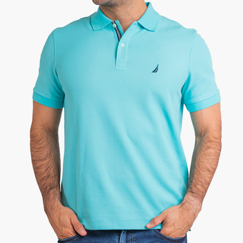 Poloshirt Nautica Mangas Cortas Liso para Caballeros