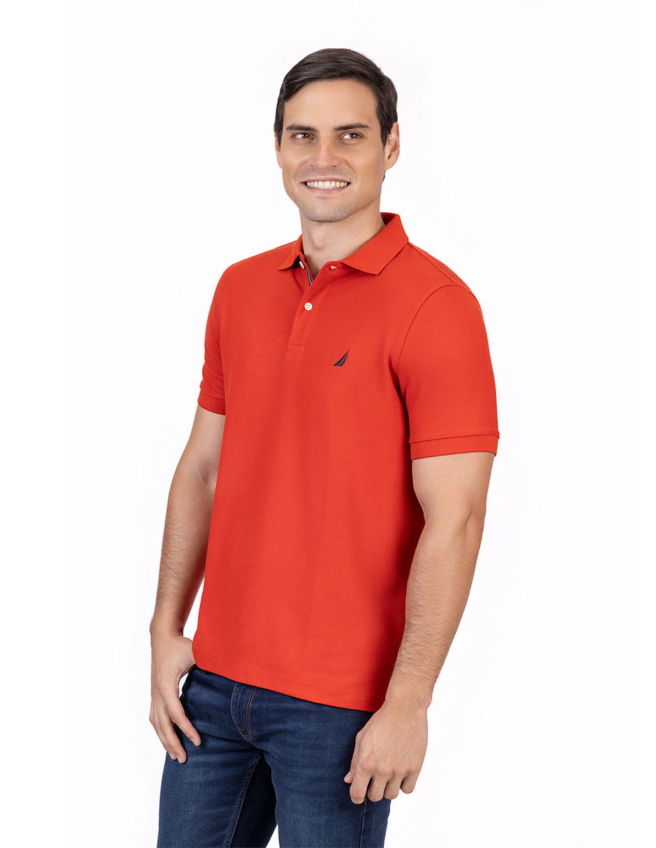 Poloshirt Nautica Mangas Cortas Liso para Caballeros
