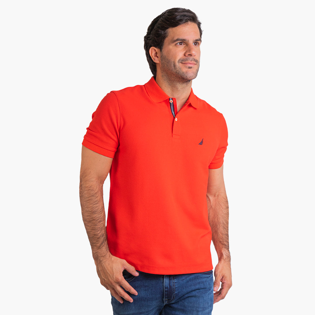 Poloshirt Nautica Mangas Cortas Liso para Caballeros