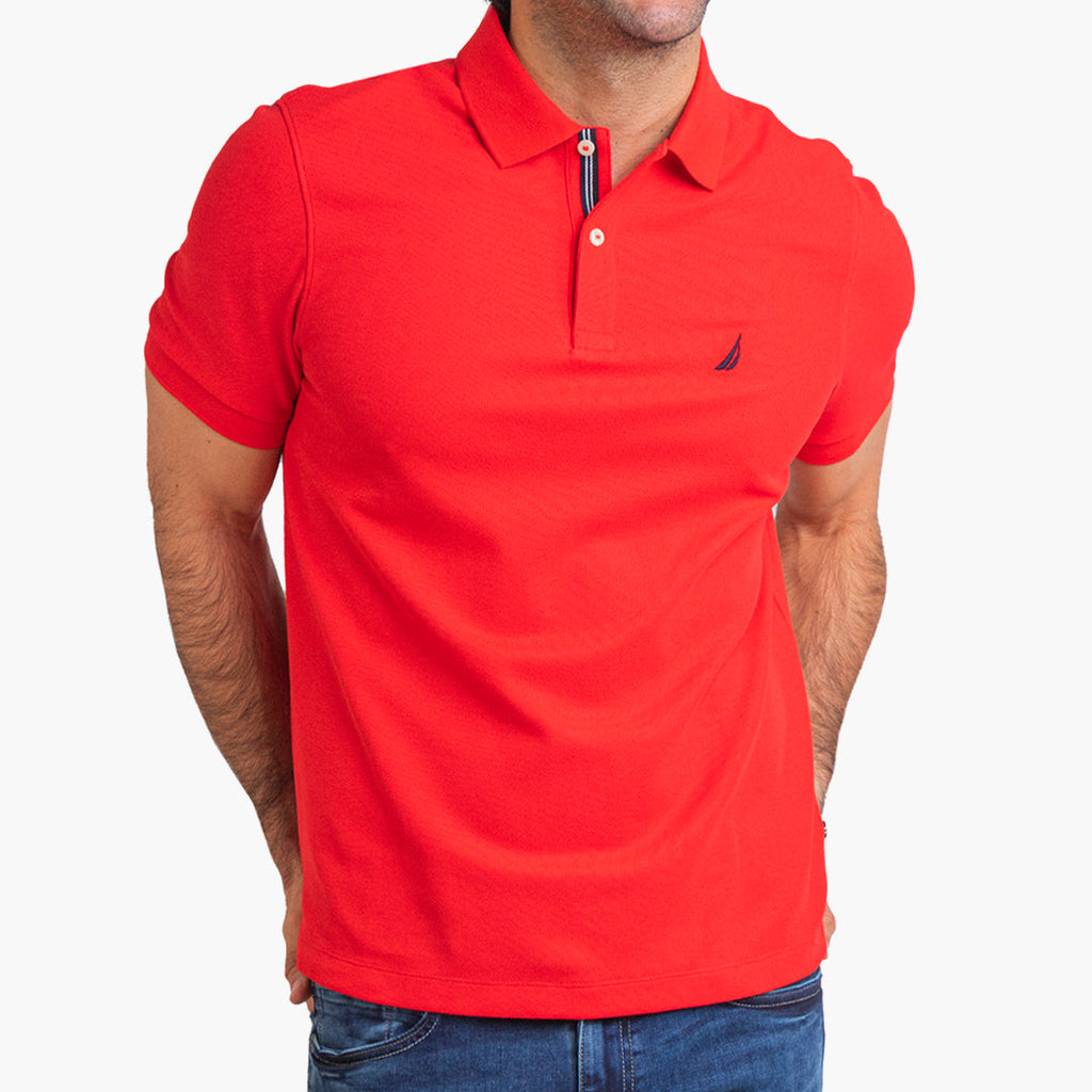 Poloshirt Nautica Mangas Cortas Liso para Caballeros