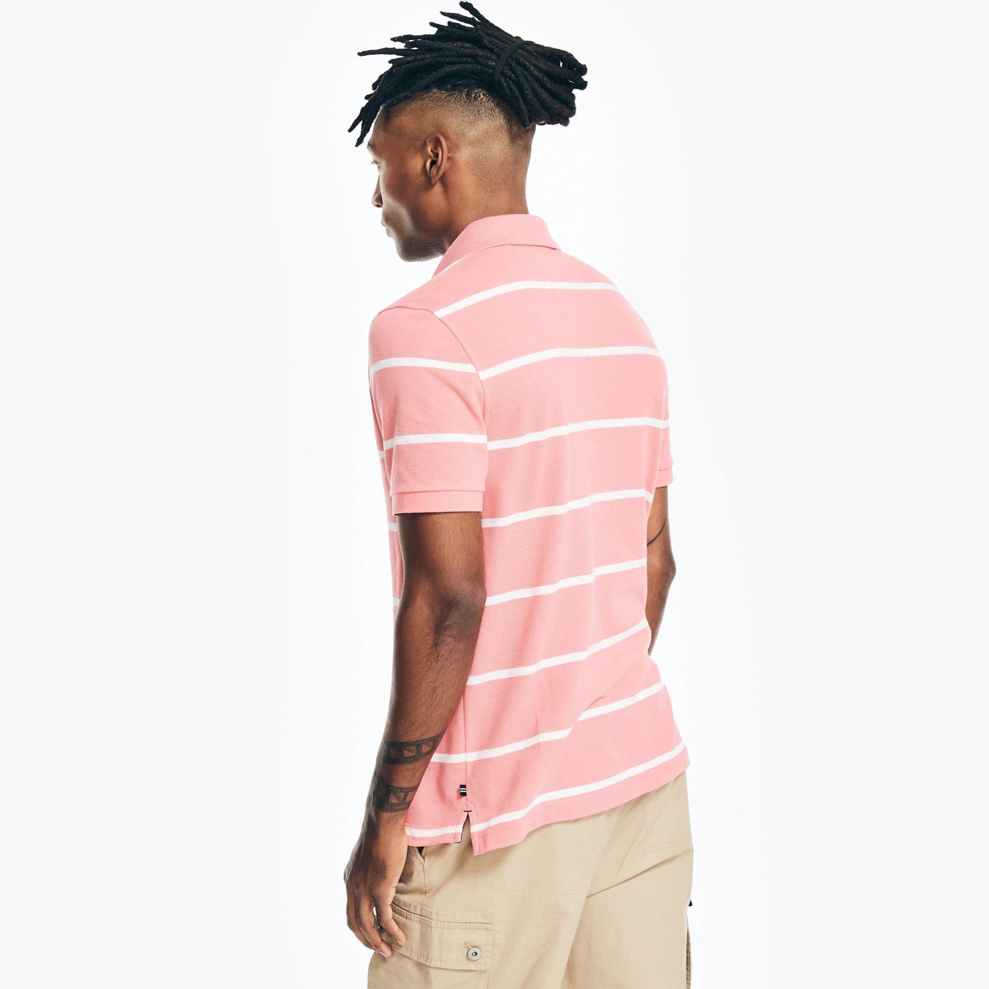 Poloshirt Nautica Mangas Cortas Rayas P/ Caballeros K28100-6TH by Nautica