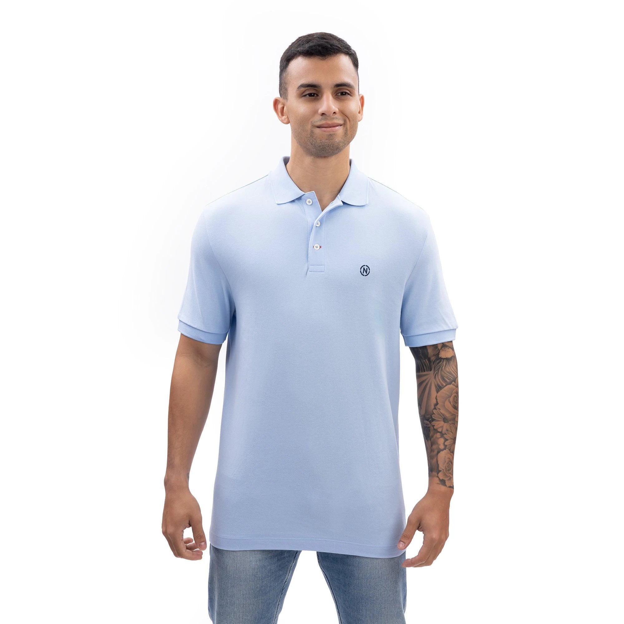 Poloshirt Nautica Mangas Cortas Liso Para Caballeros by Nautica