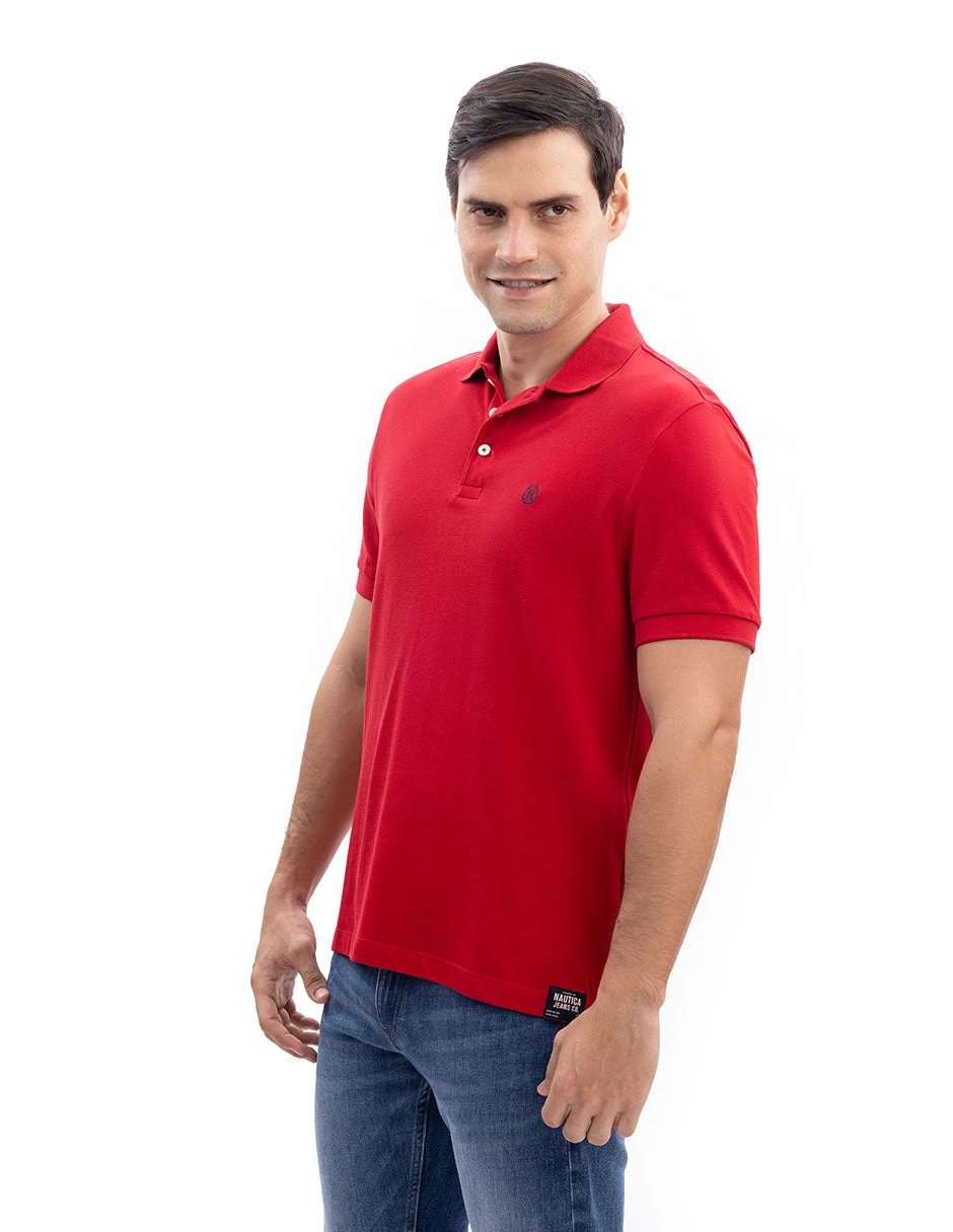Poloshirt Nautica Mangas Cortas Liso Para Caballeros by Nautica