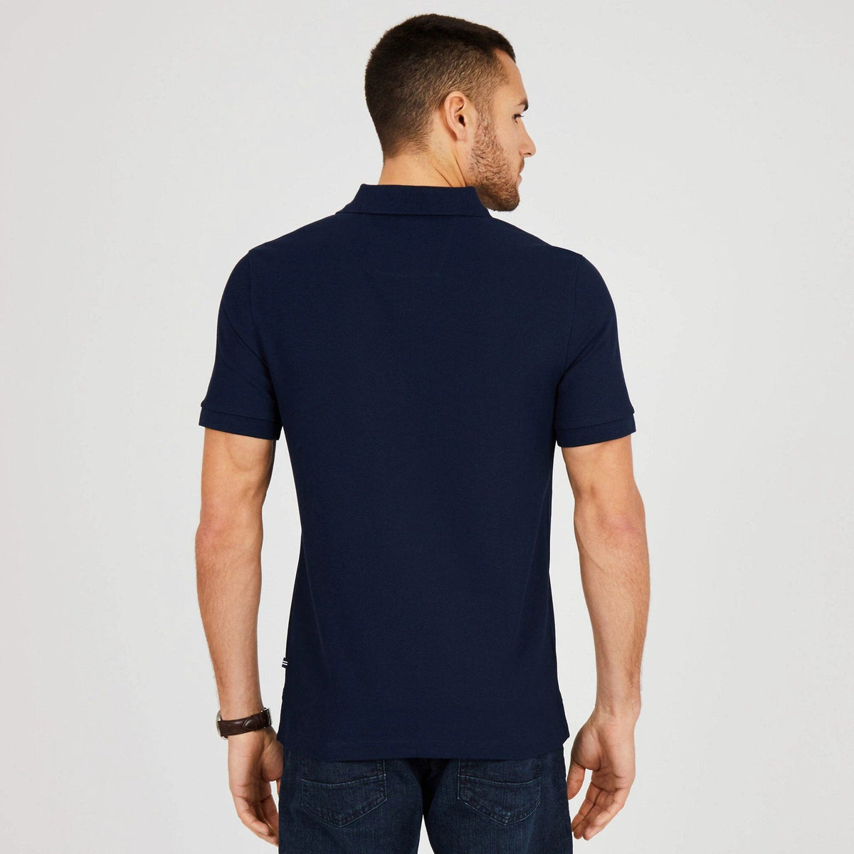 Poloshirt Nautica Mangas Cortas Liso Para Caballeros by Nautica