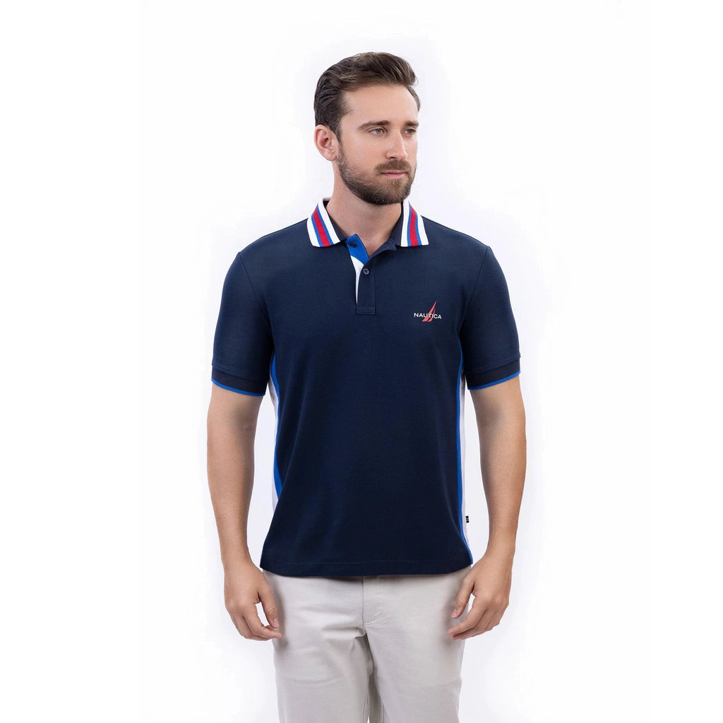 Poloshirt Nautica Mangas Cortas Combinado Para Caballeros by Nautica