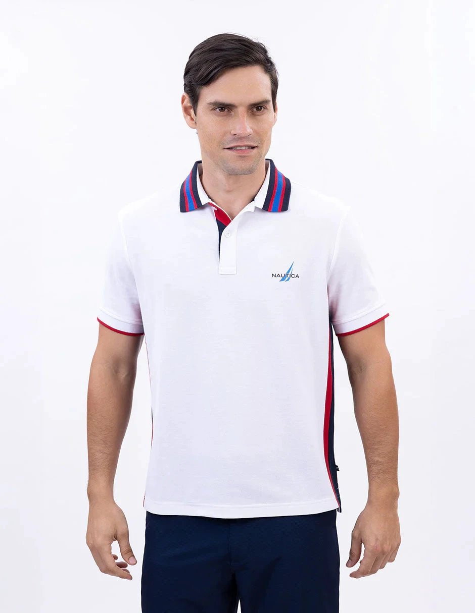 Poloshirt Nautica Mangas Cortas Combinado Para Caballeros by Nautica