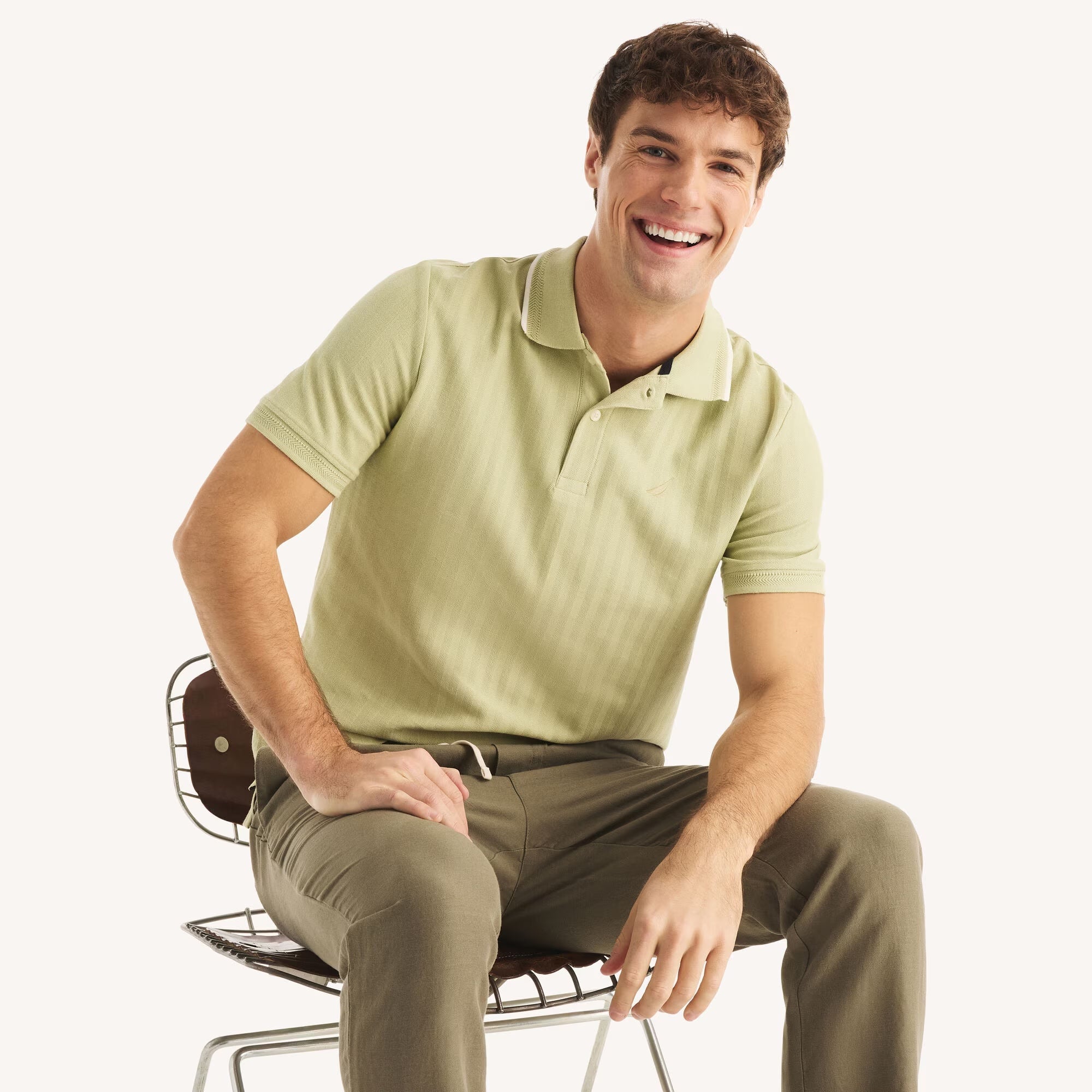 Poloshirt Nautica Mangas Cortas Rayas para Caballeros
