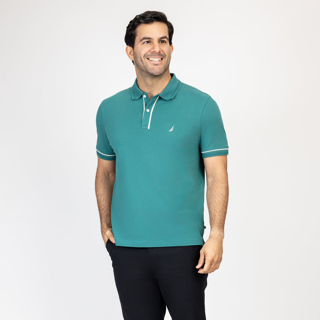 Poloshirt Nautica Mangas Cortas Liso para Caballeros