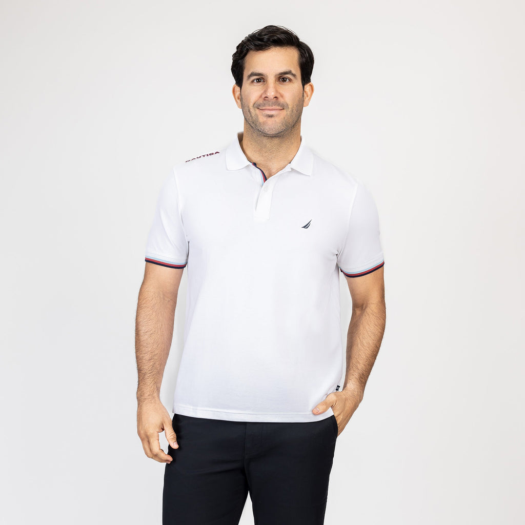 Poloshirt Nautica Mangas Cortas Liso para Caballeros