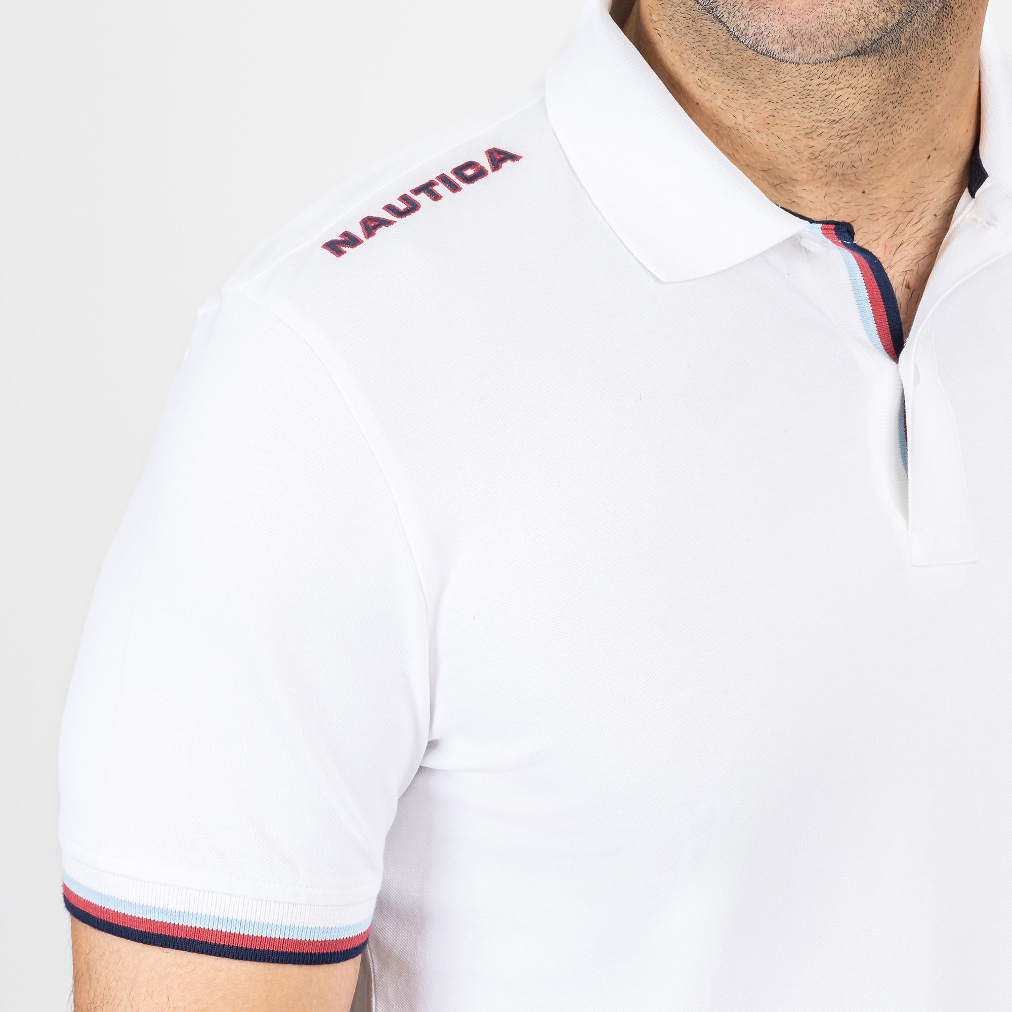 Poloshirt Nautica Mangas Cortas Liso para Caballeros