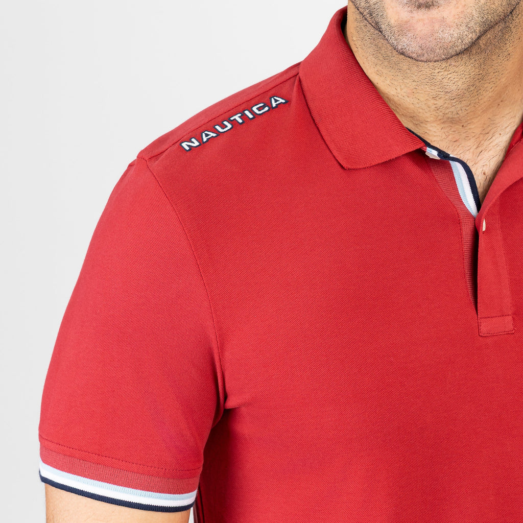 Poloshirt Nautica Mangas Cortas Liso para Caballeros