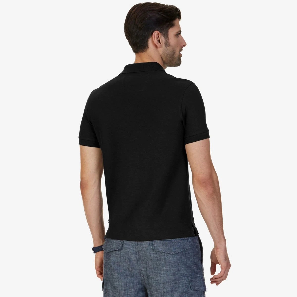 Poloshirt Nautica Mangas Cortas Liso P/ Caballeros K71006-6NR by Nautica