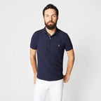 Poloshirt Nautica Mangas Cortas Liso P/ Caballeros K71006-6NR by Nautica