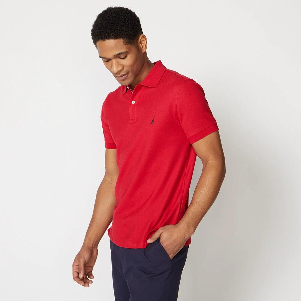 Poloshirt Nautica Mangas Cortas Liso P/ Caballeros K71006-6NR by Nautica