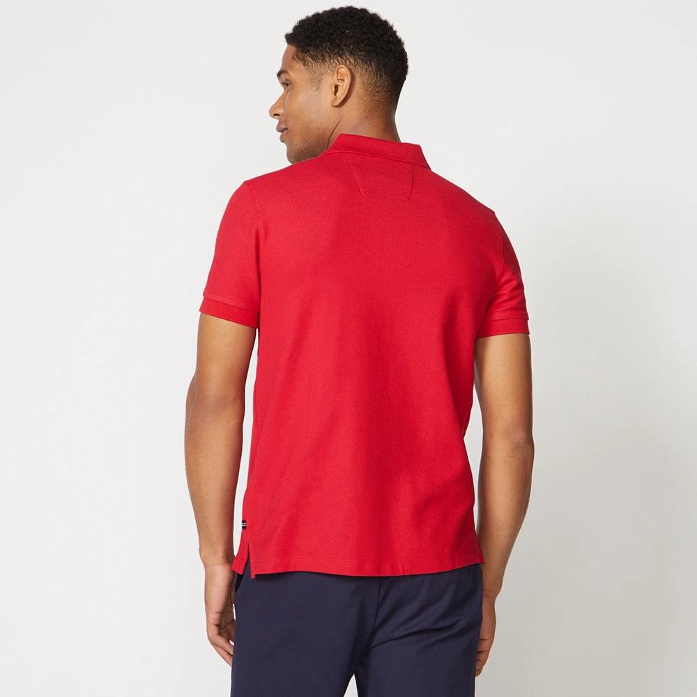 Poloshirt Nautica Mangas Cortas Liso P/ Caballeros K71006-6NR by Nautica
