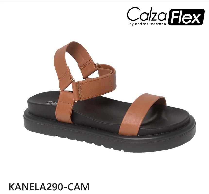 Sandalias Calzaflex Kanela Para Damas by Calzaflex