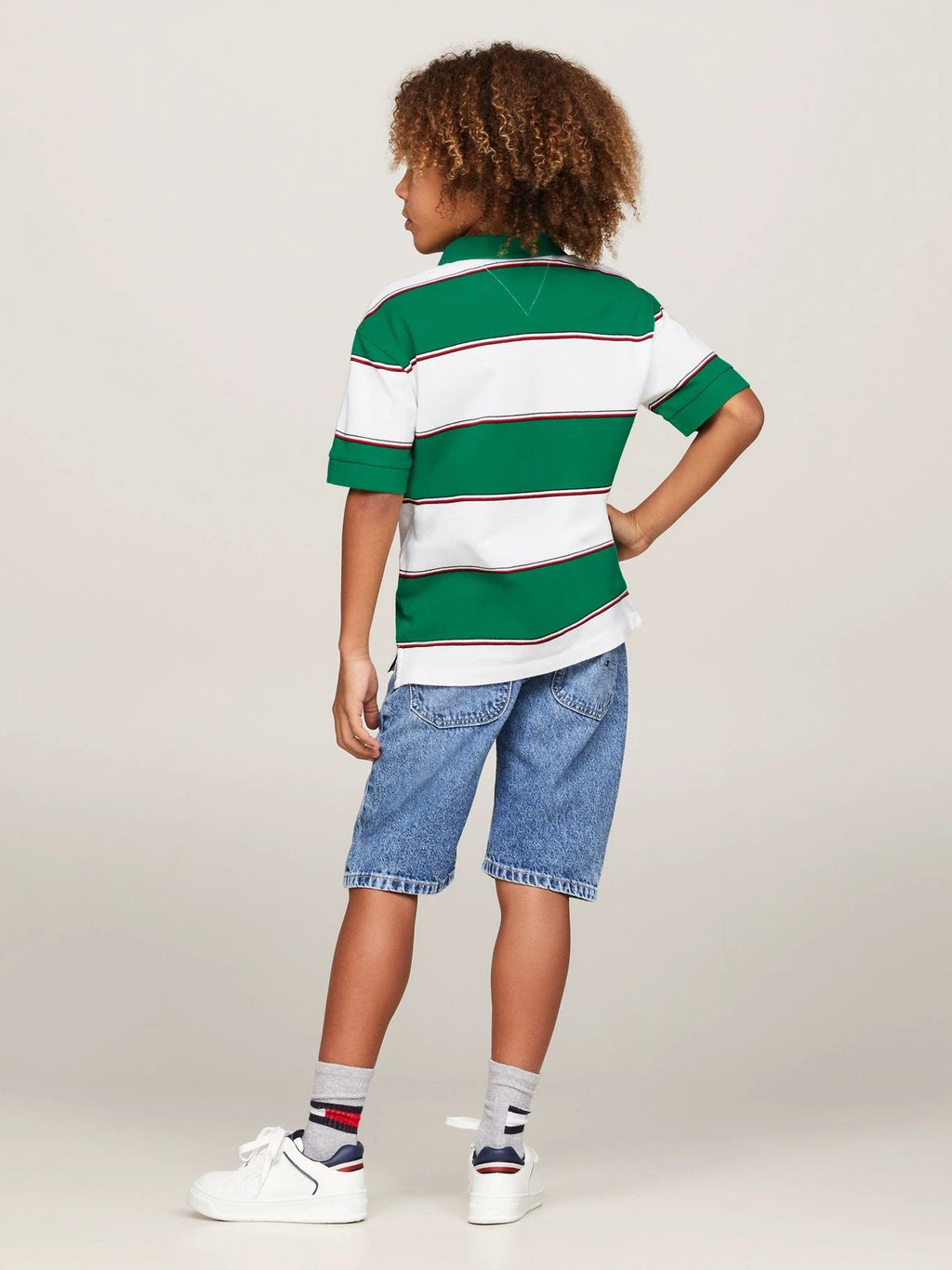 Poloshirt Tommy Hilfiger Mangas Cortas Rayas Para Niños by Tommy Hilfiger