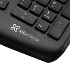 TECLADO KLIPX ERGONÓMICO SPA USB BLACK